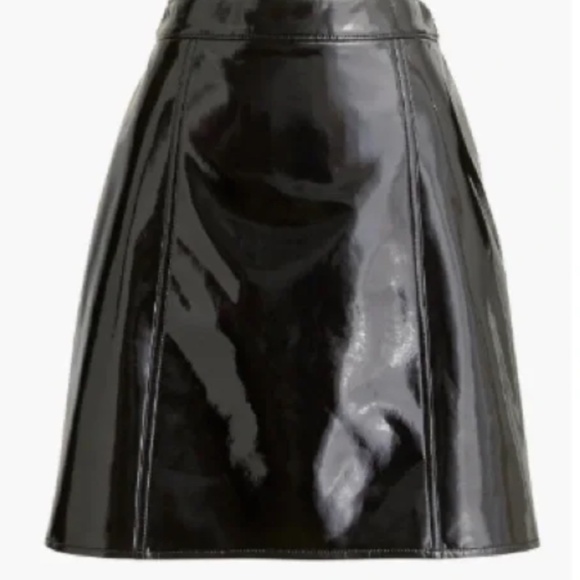 J. Crew Factory Black Mini Skirt - Picture 1 of 9
